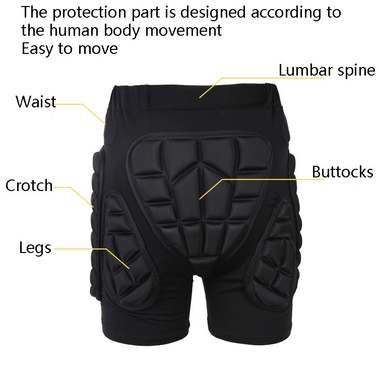 SULAITE GT-305 Roller Skating Skiing Diaper Pants Outdoor Riding Sports Diaper Pad, Size: M(Black) Eurekaonline