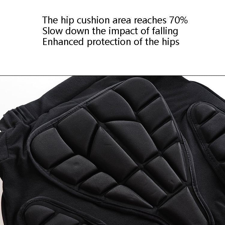 SULAITE GT-305 Roller Skating Skiing Diaper Pants Outdoor Riding Sports Diaper Pad, Size: XXL(Black) Eurekaonline