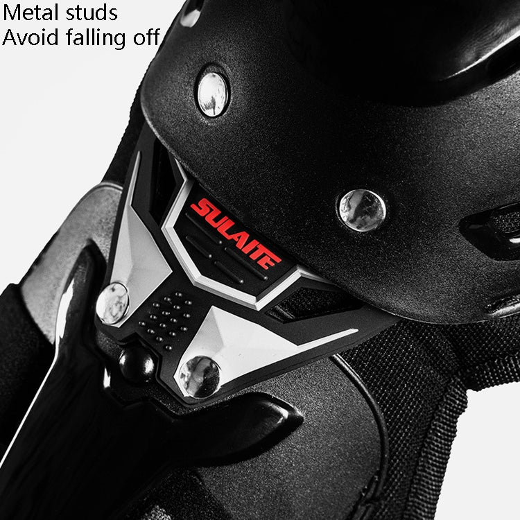 SULAITE Motorcycle Riding Protective Gear Four Seasons Anti-Fall Warm Windshield Rider Equipment, Knee Pads+Elbow Pads Eurekaonline