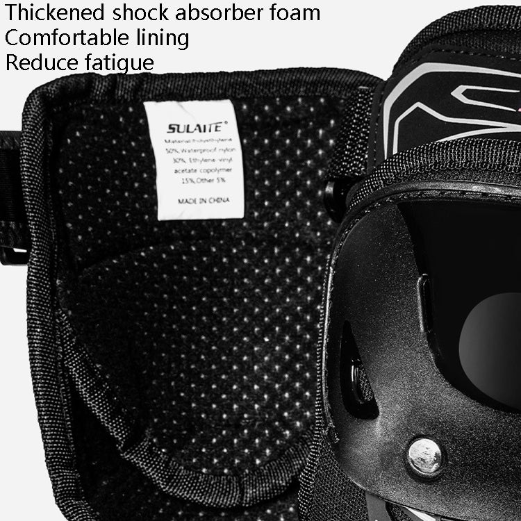 SULAITE Motorcycle Riding Protective Gear Four Seasons Anti-Fall Warm Windshield Rider Equipment, Knee Pads+Elbow Pads Eurekaonline