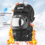 SULAITE Motorcyclist Stainless Steel  Windproof Shockproof Outdoor Sports Protective Gear Knee Pad Eurekaonline