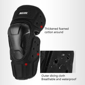 SULAITE Off-Road Motorcycle Windproof Warmth Drop-Proof Breathable Carbon Fiber Protective Gear, Specification: Knee Pads+Elbow Pads Eurekaonline