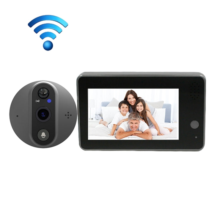 SY-38 4.3 inch WIFI Doorbell Viewer Support Night Vision & Motion Detection & Remote Voice Eurekaonline