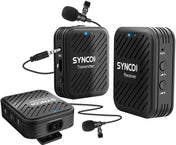 SYNCO Engragal  Wireless Microphone System 2.4GHz Interview Lavalier Lapel Mic Receiver Kit For Phones DSLR Tablet Camcorder,Configuration G1 (A2) Eurekaonline