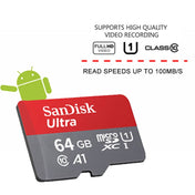 SanDisk A1 Monitoring Recorder SD Card High Speed Mobile Phone TF Card Memory Card, Capacity: 128GB-100M/S Eurekaonline