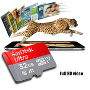 SanDisk A1 Monitoring Recorder SD Card High Speed Mobile Phone TF Card Memory Card, Capacity: 128GB-100M/S Eurekaonline