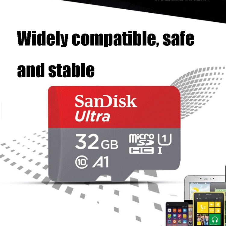 SanDisk A1 Monitoring Recorder SD Card High Speed Mobile Phone TF Card Memory Card, Capacity: 128GB-100M/S Eurekaonline