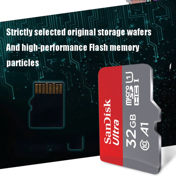 SanDisk A1 Monitoring Recorder SD Card High Speed Mobile Phone TF Card Memory Card, Capacity: 256GB-100M/S Eurekaonline
