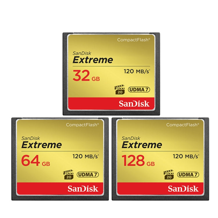 SanDisk CFXPS-1067X High Speed CF Card Camera SLR Camera Memory Card CF-120M/S, Capacity: 128GB Eurekaonline