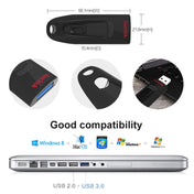 SanDisk CZ48 USB 3.0 High Speed Business Encrypted U Disk, Capacity: 128GB Eurekaonline
