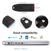 SanDisk CZ48 USB 3.0 High Speed Business Encrypted U Disk, Capacity: 256GB Eurekaonline