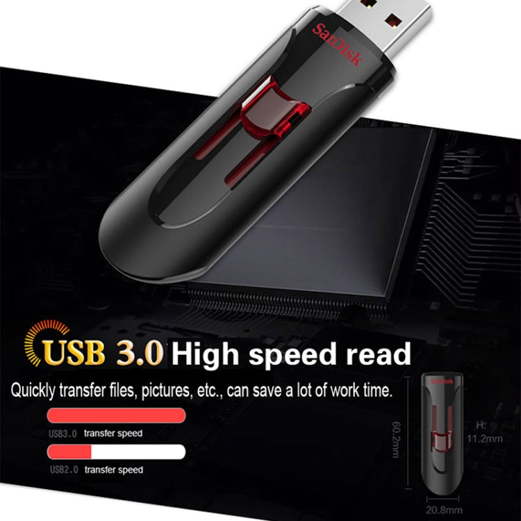 SanDisk CZ600 USB 3.0 High Speed U Disk, Capacity: 64GB Eurekaonline