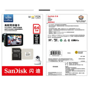 SanDisk U3 Driving Recorder Monitors High-Speed SD Card Mobile Phone TF Card Memory Card, Capacity: 256GB Eurekaonline