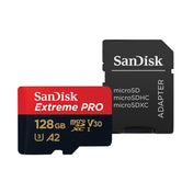 SanDisk U3 High-Speed Micro SD Card  TF Card Memory Card for GoPro Sports Camera, Drone, Monitoring 128GB(A2), Colour: Black Card Eurekaonline