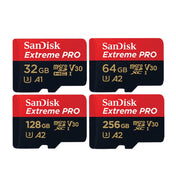 SanDisk U3 High-Speed Micro SD Card  TF Card Memory Card for GoPro Sports Camera, Drone, Monitoring 128GB(A2), Colour: Black Card Eurekaonline