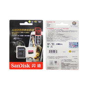 SanDisk U3 High-Speed Micro SD Card  TF Card Memory Card for GoPro Sports Camera, Drone, Monitoring 256GB(A2), Colour: Black Card Eurekaonline