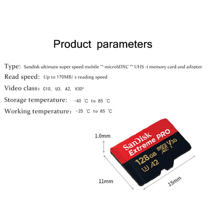 SanDisk U3 High-Speed Micro SD Card  TF Card Memory Card for GoPro Sports Camera, Drone, Monitoring 64GB(A2), Colour: Gold Card Eurekaonline