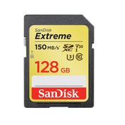 SanDisk Video Camera High Speed Memory Card SD Card, Colour: Gold Card, Capacity: 128GB Eurekaonline