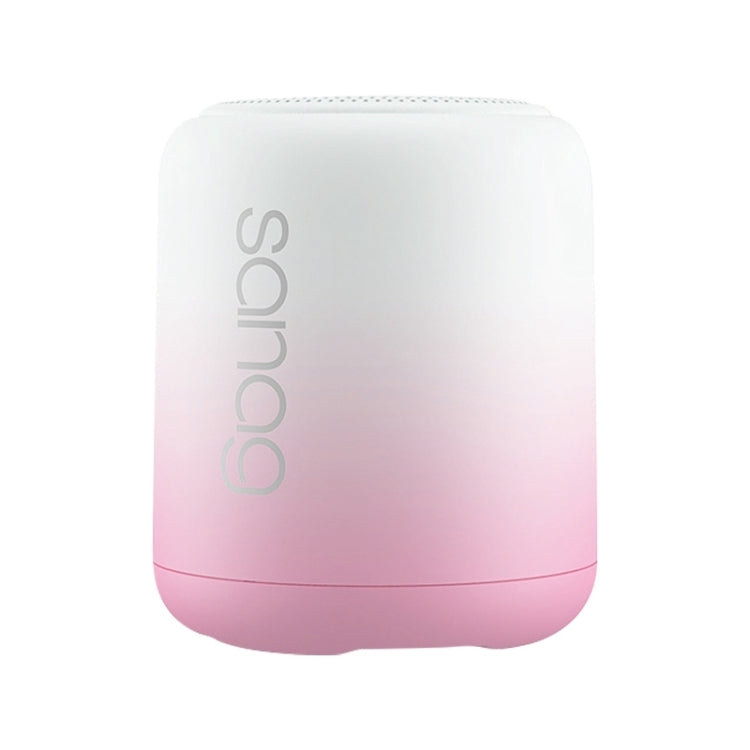 Sanag X6S Outdoor Portable Mini Gradient Bluetooth Speaker(White Pink) Eurekaonline