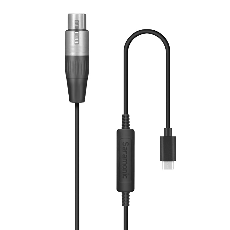 Saramonic UTC-XLR XLR to Type-C / USB-C Microphone Audio Output Cable, Length: 6m Eurekaonline