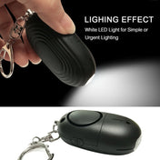 Self Defense Alarm Outdoor LED Personal Alarm(Black) Eurekaonline