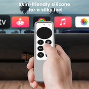 Silicone Remote Controller Waterproof Anti-Slip Protective Cover For Apple TV 4K 2021(Black) Eurekaonline