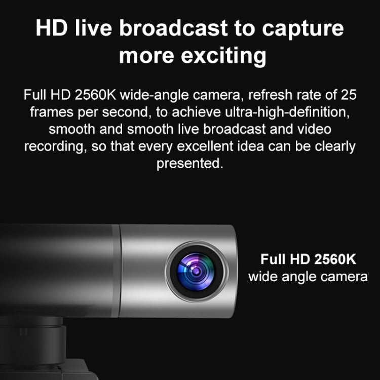 Smart 2K Webcast Live Camera Gesture Control with Microphone Eurekaonline