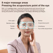 Smart Hot Compress Air Pressure Vibration Eye Massager Visual Massage Eye Care Device (Light Smoke) Eurekaonline