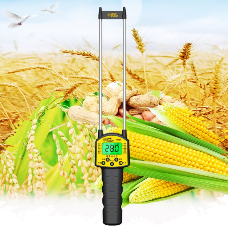 Smart Sensor AR991 Voice Prompt Grain Moisture Content Tester Eurekaonline