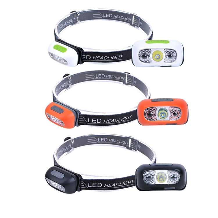 Smart Sensor Outdoor USB Headlight LED Portable Strong Light Night Running Headlight, Colour: White 5W 140LM Eurekaonline