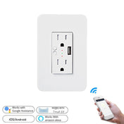 Smart Wall Socket 120 Type WIFI Remote Control Voice Control With USB Socket, Model:American Wall Socket Eurekaonline