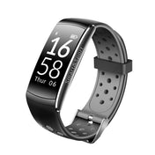 Smart Watch Heart Rate Monitor IP68 Waterproof Fitness Tracker Blood Pressure GPS Bluetooth for Android IOS women men(Black) Eurekaonline
