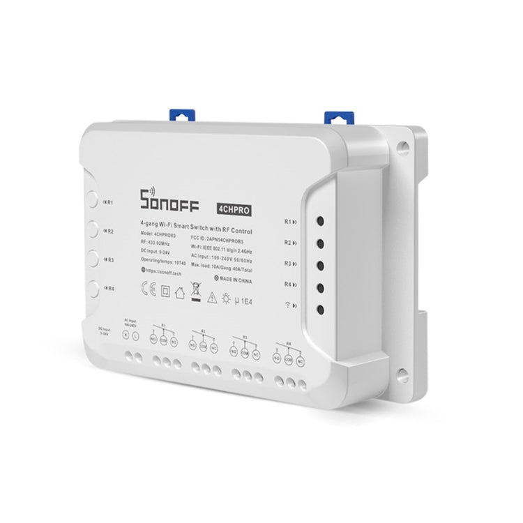 Sonoff 4CHPROR3 Mobile Phone Smart Home Switch Four-way Controller, Support Long-range Control Timing Eurekaonline