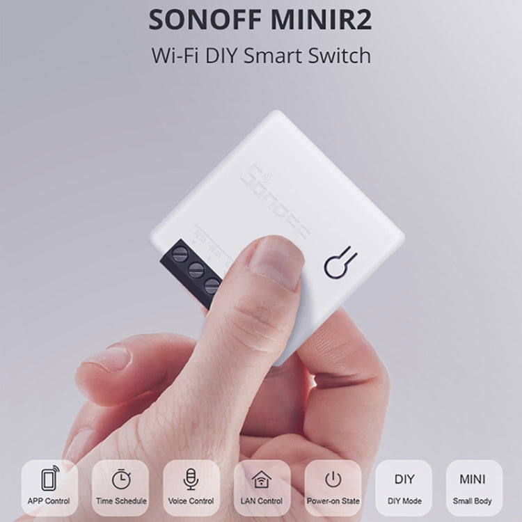 Sonoff MINIR2 Dual-Control WIFI Smart Switch DIY Small Modification Parts Eurekaonline