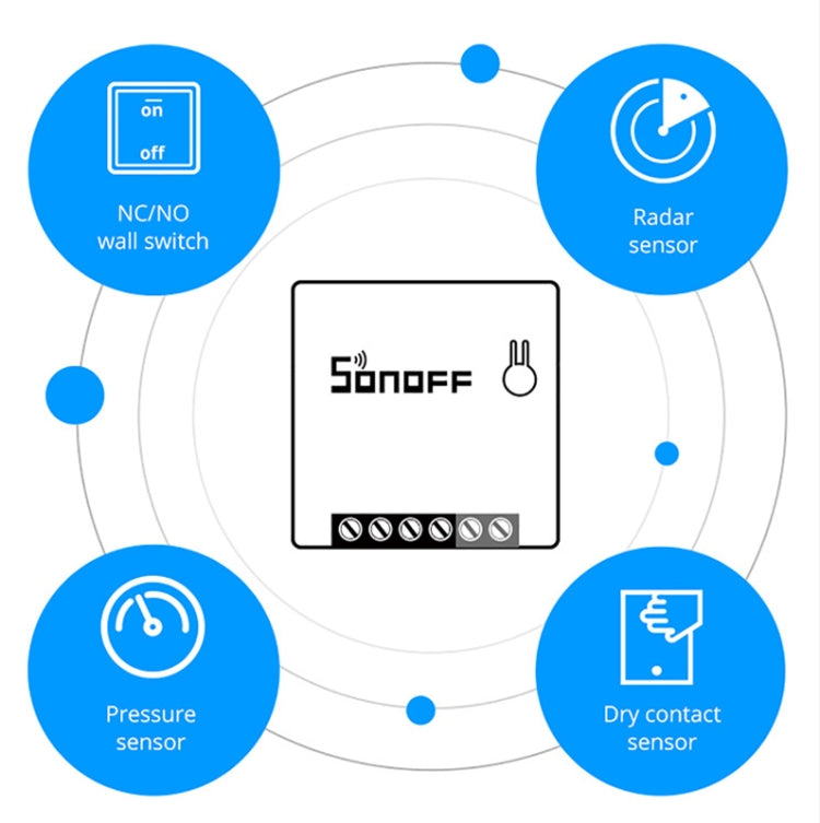 Sonoff MINIR2 Dual-Control WIFI Smart Switch DIY Small Modification Parts Eurekaonline