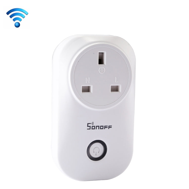 Sonoff S20-UK WiFi Smart Power Plug Socket Wireless Remote Control Timer Power Switch,  Compatible with Alexa and Google Home, Support iOS and Android,  UK Plug Eurekaonline