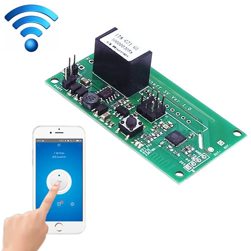 Sonoff SV 10A Single Channel WiFi Wireless Remote Timing Smart Switch Relay Module Works with Alexa and Google Home, Support iOS and Android, DC 5V-24V Eurekaonline