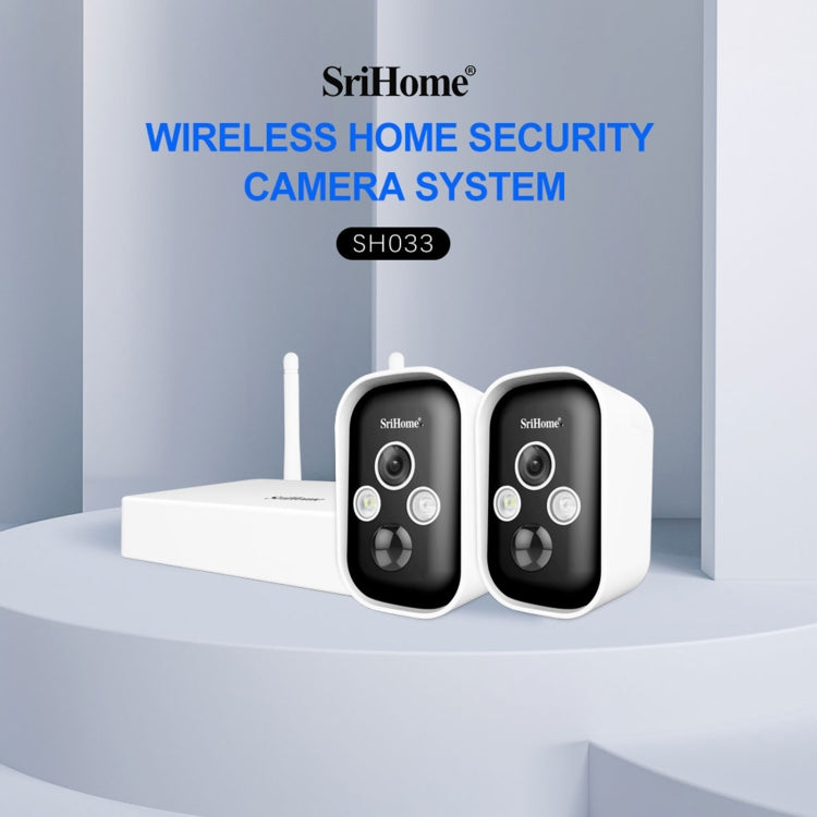 SriHome SH033 3.0 Million Pixels FHD Low Power Consumption Wireless Home Security Camera System Eurekaonline
