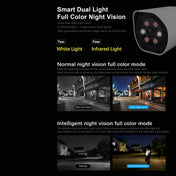 SriHome SH034 5.0MP Mini Dual 2.4 / 5G WiFi Outdoor Waterproof Video Surveillance Color Night Vision Security CCTV Cam, Plug Type:US Plug(White) Eurekaonline