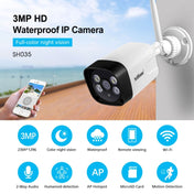 SriHome SH035 3.0 Million Pixels 1296P HD IP Camera, Support Two Way Audio / Motion Detection / Humanoid Detection / Full-color Night Vision / TF Card, EU Plug Eurekaonline