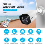 SriHome SH035 3.0 Million Pixels 1296P HD IP Camera, Support Two Way Audio / Motion Detection / Humanoid Detection / Full-color Night Vision / TF Card, UK Plug Eurekaonline