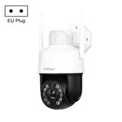 SriHome SH041 5.0MP 20X Optical Zoom 2.4G/5G WiFi Waterproof AI Auto Tracking H.265 Video Surveillance, Plug Type:EU Plug(White) Eurekaonline