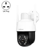 SriHome SH041 5.0MP 20X Optical Zoom 2.4G/5G WiFi Waterproof AI Auto Tracking H.265 Video Surveillance, Plug Type:UK Plug(White) Eurekaonline