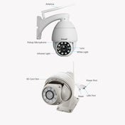 Sricam SP008C 5MP 10X Zoom IP66 Waterproof CCTV WiFi IP Camera Monitor, Plug Type:EU Plug(White) Eurekaonline