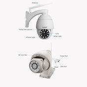 Sricam SP008C 5MP 10X Zoom IP66 Waterproof CCTV WiFi IP Camera Monitor, Plug Type:UK Plug(White) Eurekaonline