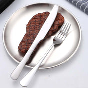 Stainless Steel Portable Cutlery Set Western Steak Knife Fork Spoon Set,Color: Blue Rose Gold Eurekaonline