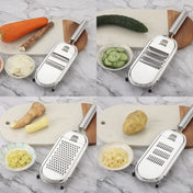 Stainless Steel Vegetable Cutter Grater, Specification: 4 Blades+Finger Protector Colorful Box Eurekaonline