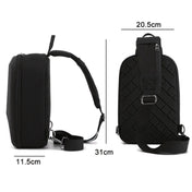 Storage Bag Messenger Bag Chest Bag For DJI Mini 3 Pro(Black) Eurekaonline