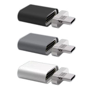 Straight USB-C / Type-C 3.1 Male to USB-C / Type-C 3.1 Female 20 Pin Magnetic Adapter (Black) Eurekaonline
