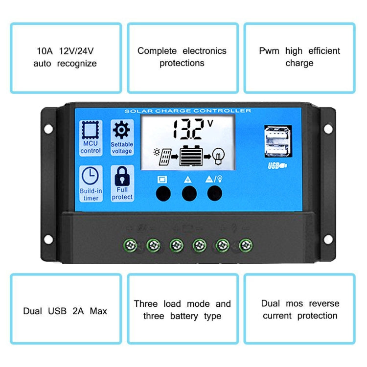 Street Lamp Smart Lighting Charging Solar Controller, Model: RBL-60A Eurekaonline